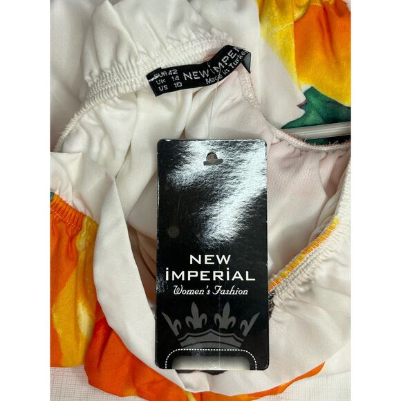 NWT New Imperial Women's Floral Dress Turkish Made - Picture 3 of 10